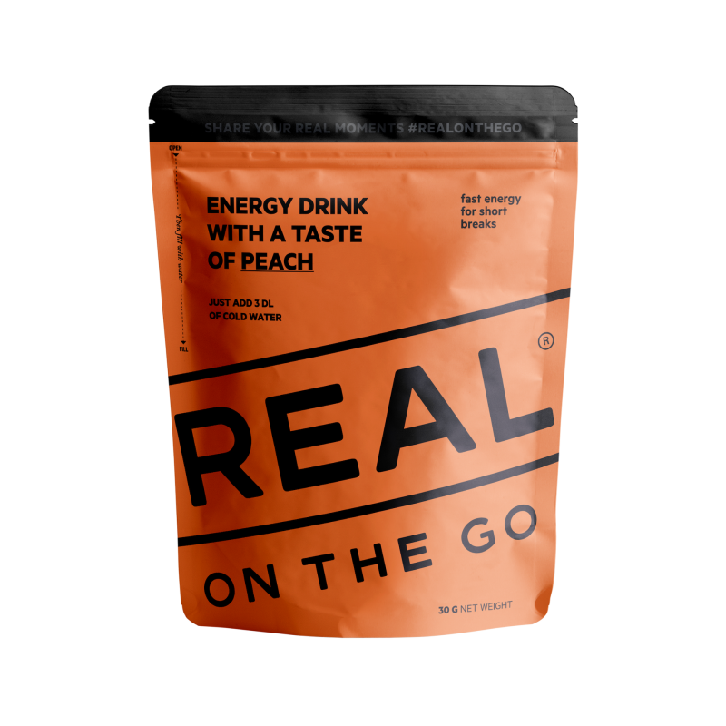 REAL One The Go Energy Drink Peach
