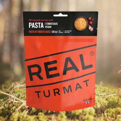 REAL Turmat Pasta in Tomatensoße Trockenmahlzeit
