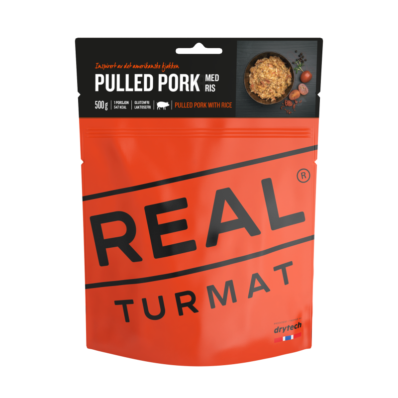 REAL TURMAT Pulled Pork mit Reis