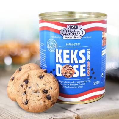 CONVAR DOSENBISTRO Keksdose Cookies mit Choco-Chips