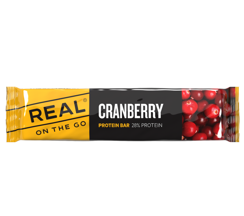 REAL On The Go Proteinriegel Cranberry