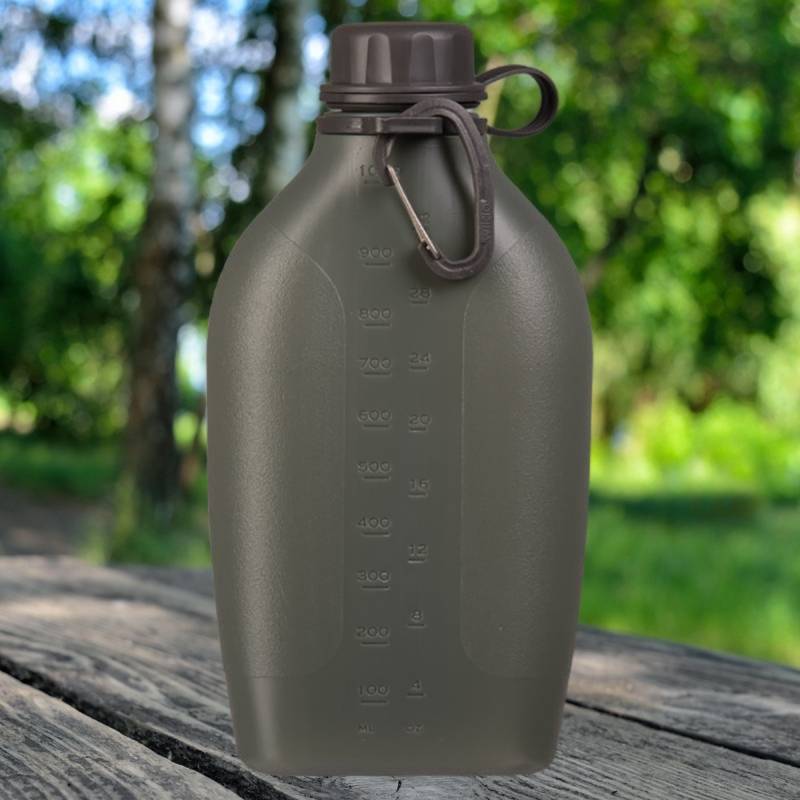 Explorer Bottle Wildo 1 Liter Feldflasche Oliv Outdoor-Trinkflasche
