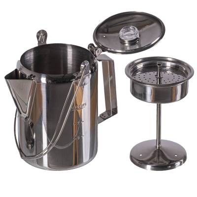 Kaffeekanne Edelstahl mit Aufbrühsystem (9 Tassen)